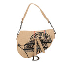 Jute Union Embroidered Saddle Bag
