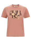 Fendi Roma T-Shirt — Pink