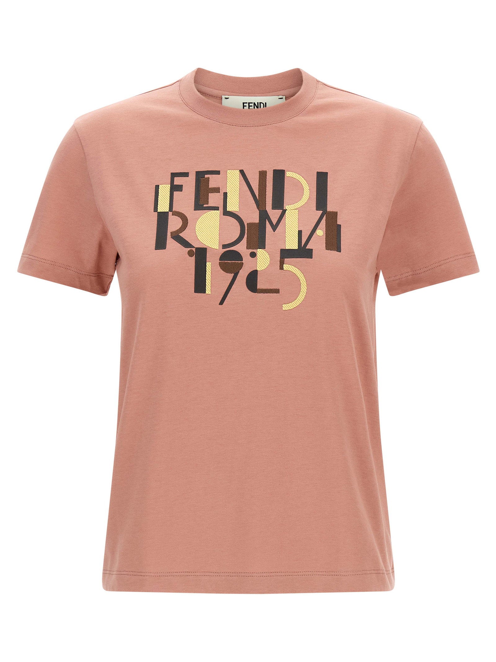 Fendi Roma T-Shirt — Pink