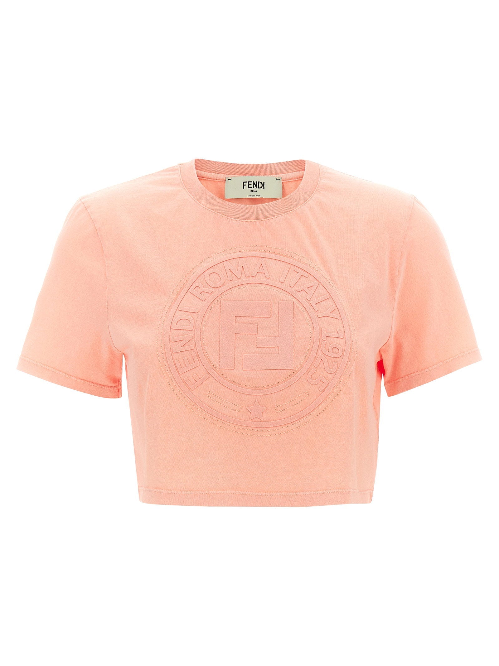 Fendi Roma T-shirt — peach