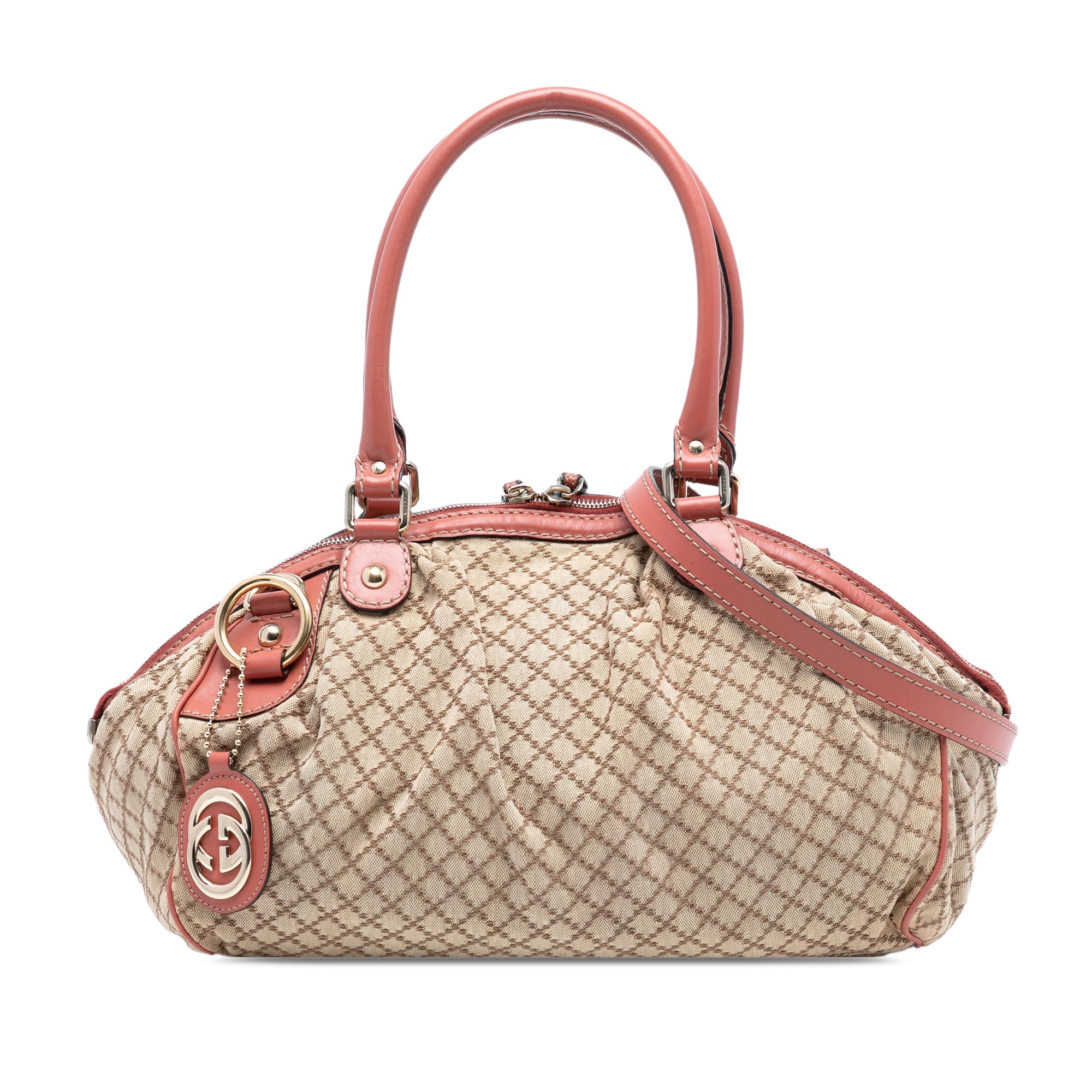 Diamante Canvas Sukey Satchel