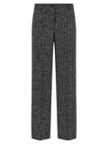 Dolce & Gabbana Striped Wool Trousers — Charcoal
