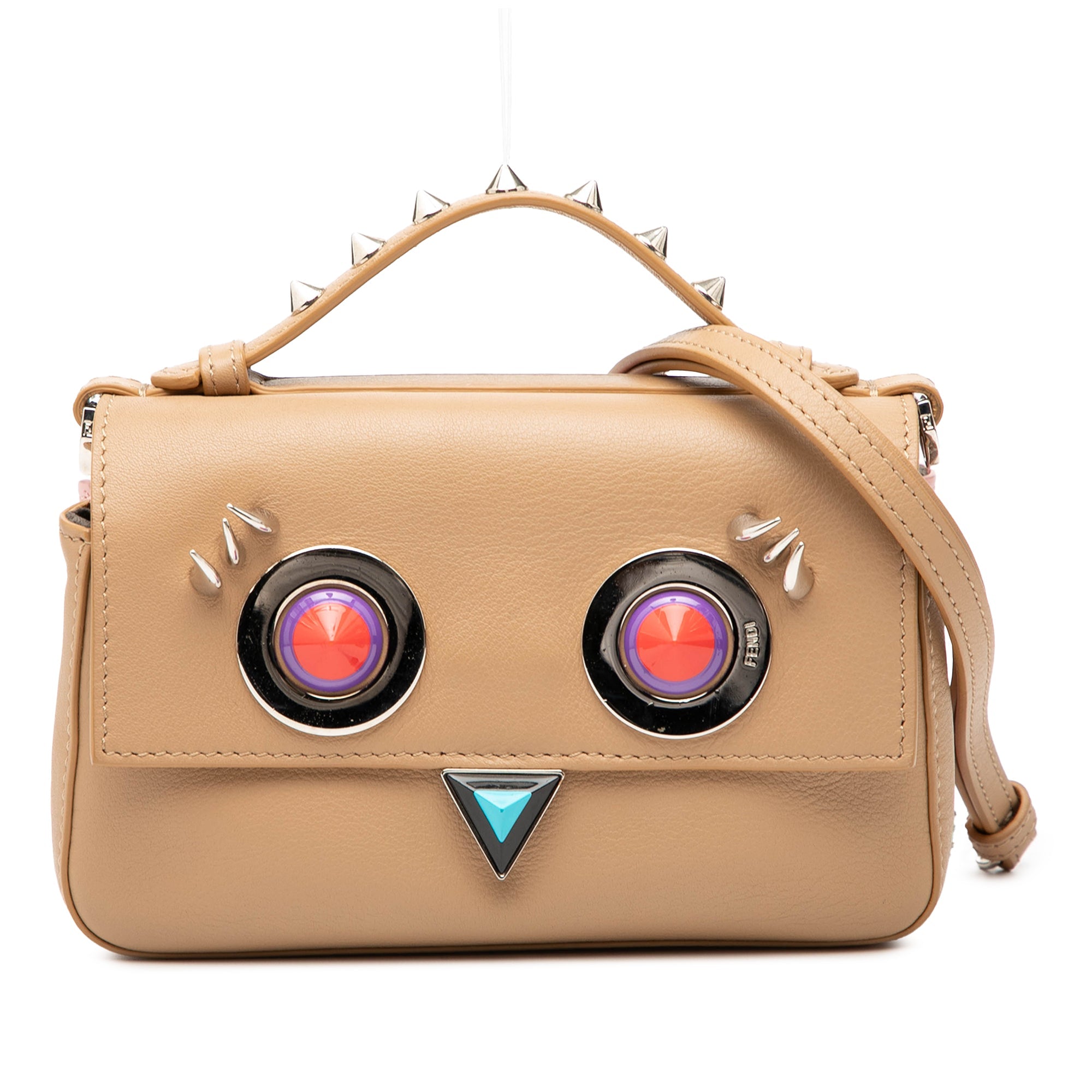 Micro Leather Hypnoteyes Double Baguette Satchel