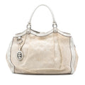 Large Diamante Raffia Sukey Tote