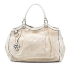 Large Diamante Raffia Sukey Tote