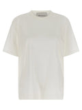 Ami Paris Lightweight Cotton Crew Neck T-shirt — cream