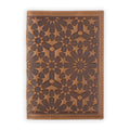 Leather Passport Cover Zellige Brown