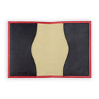 Leather Passport Cover Zellige Red