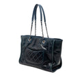 Small Glazed Calfskin Deauville Tote