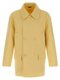 Fendi Caban Coat — Cream