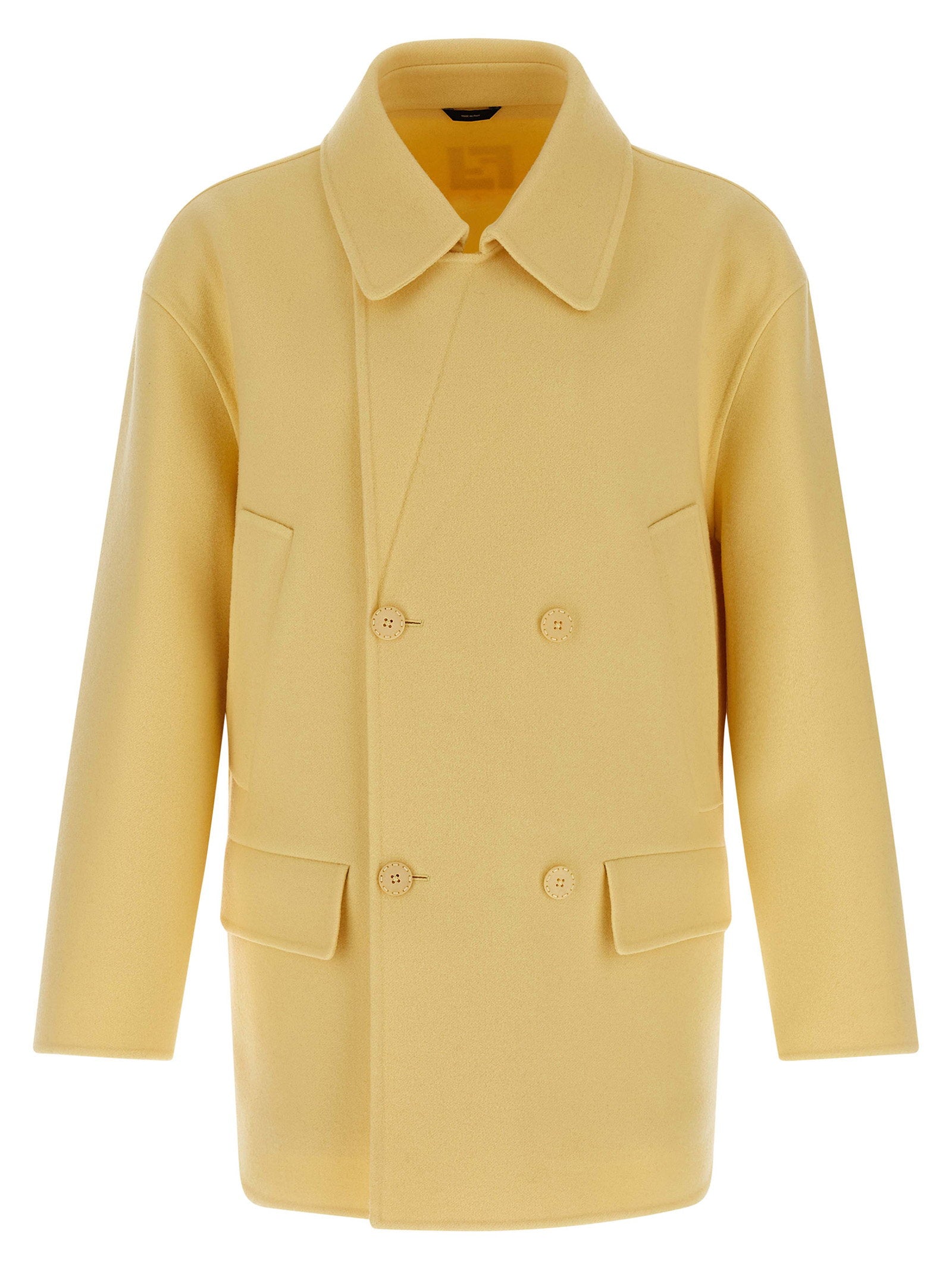 Fendi Caban Coat — Cream