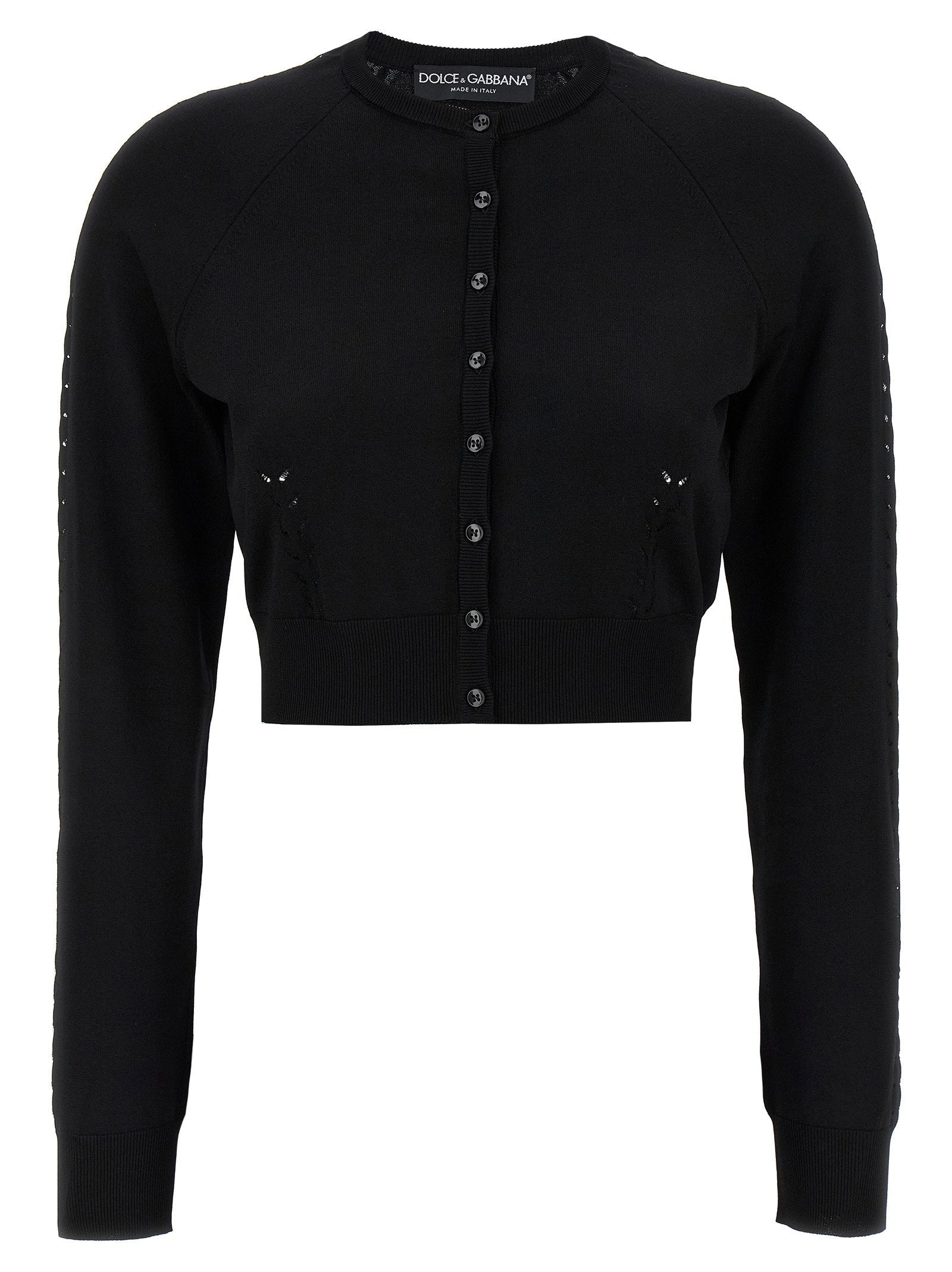 Dolce & Gabbana Viscose Cardigan — Black