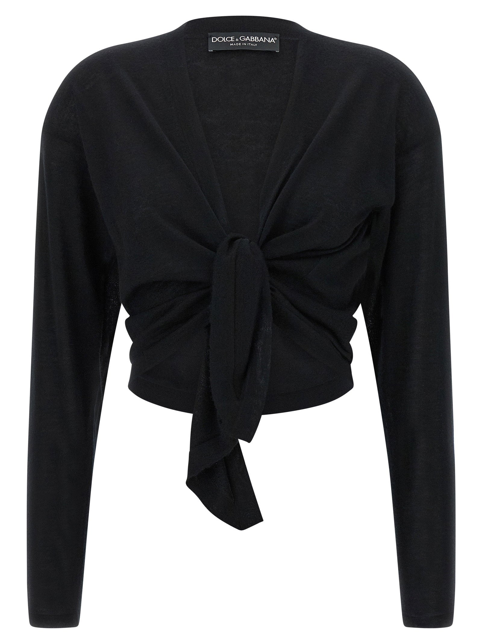 Dolce & Gabbana Cashmere Cardigan — black