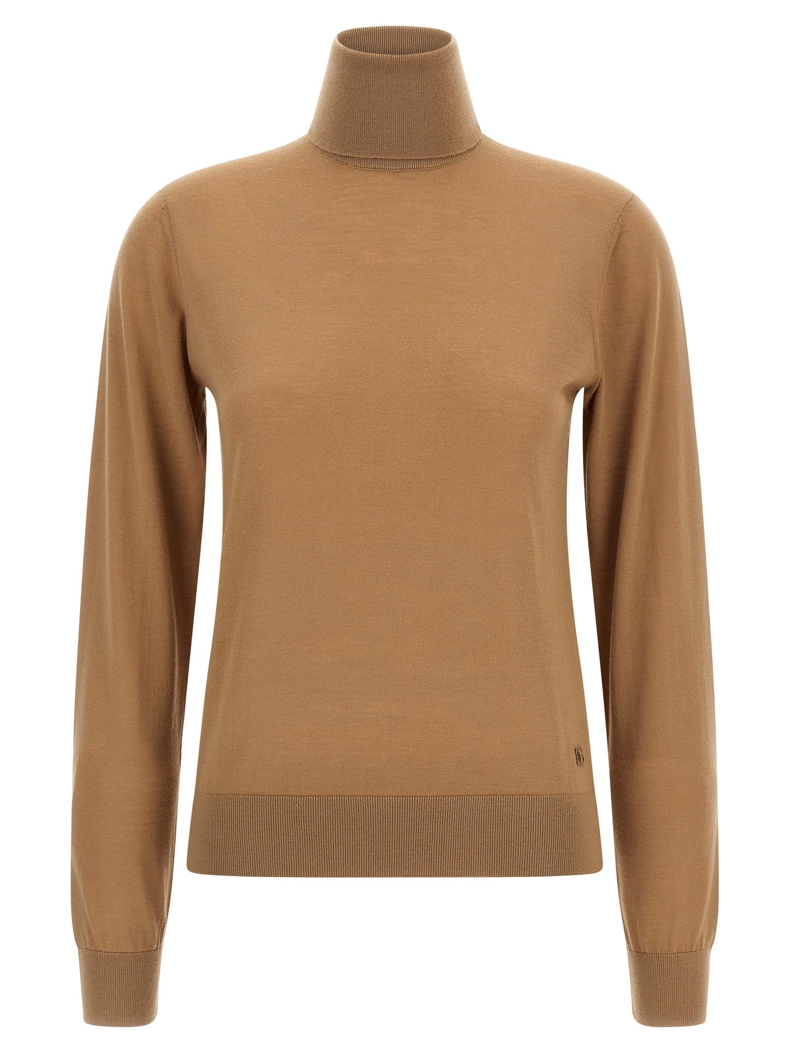 Dolce & Gabbana Cashmere Turtleneck — Camel