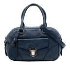 Vitello Daino Front Pocket Boston Bag