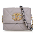 Quilted Lambskin 19 Flap Coin Purse With Chain
