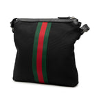 GG Techno Canvas Web Messenger Bag