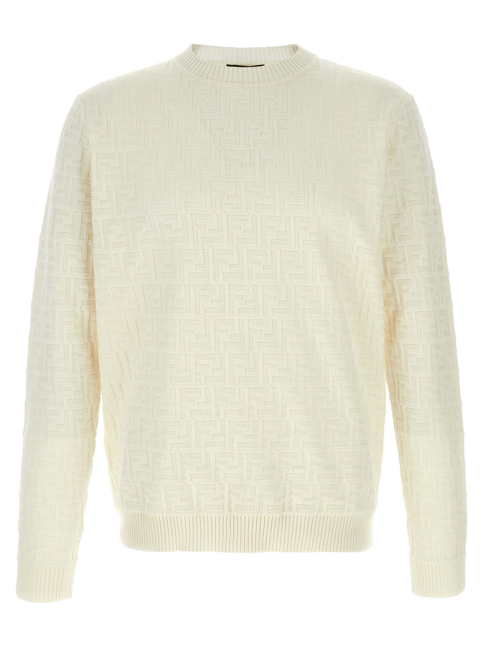 Fendi Zucca Sweater — cream