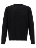 Fendi FF Jacquard Sweater — Black