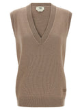 Fendi Roma Vest — Beige