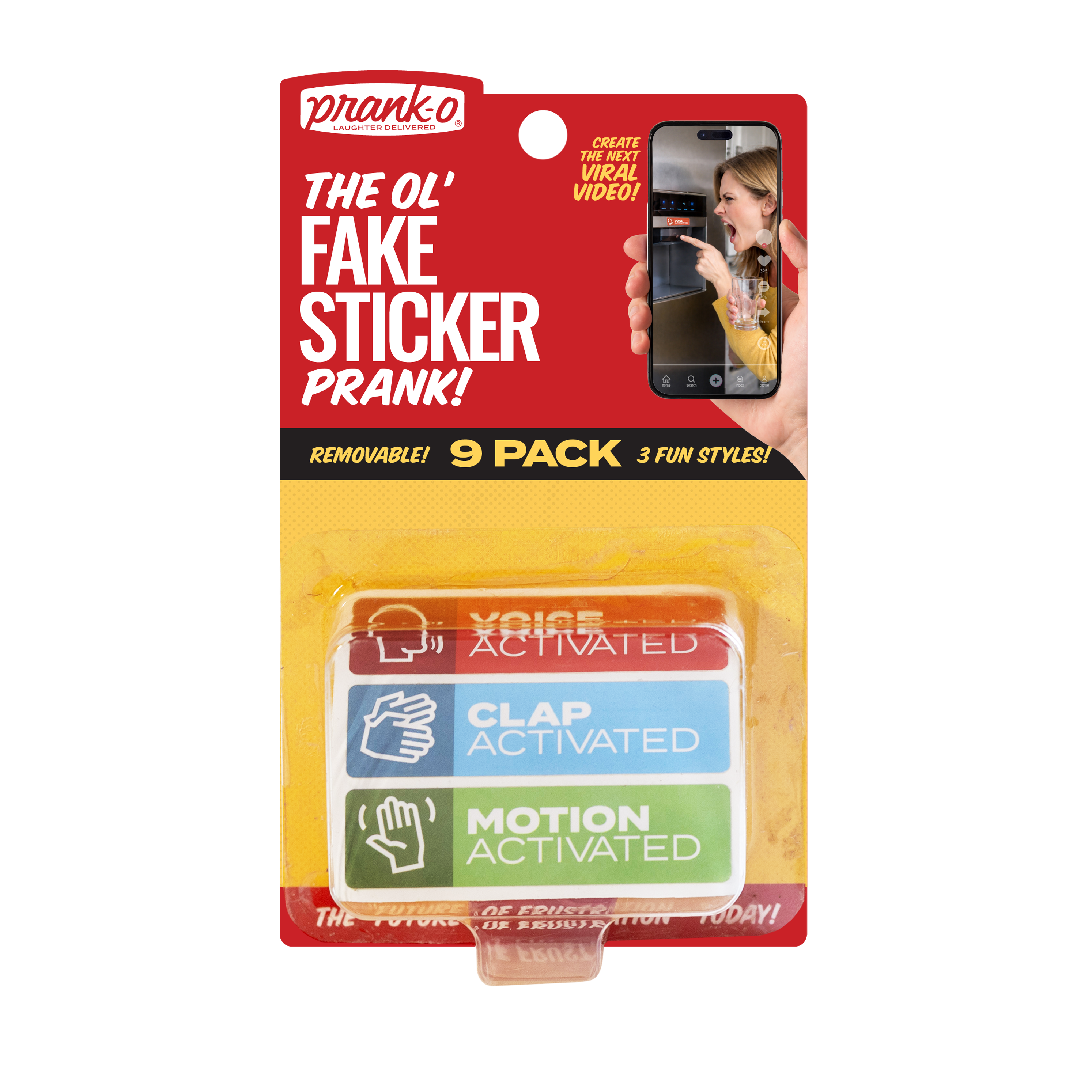 The Ol' Fake Sticker Prank By Prank-O (As Seen on Shark Tank)