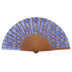 Blue folding hand fan Farah