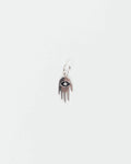 Flat Hamsa Charm in Sterling Silver