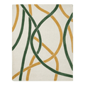 Fluid Lines Hand Tufted Rug