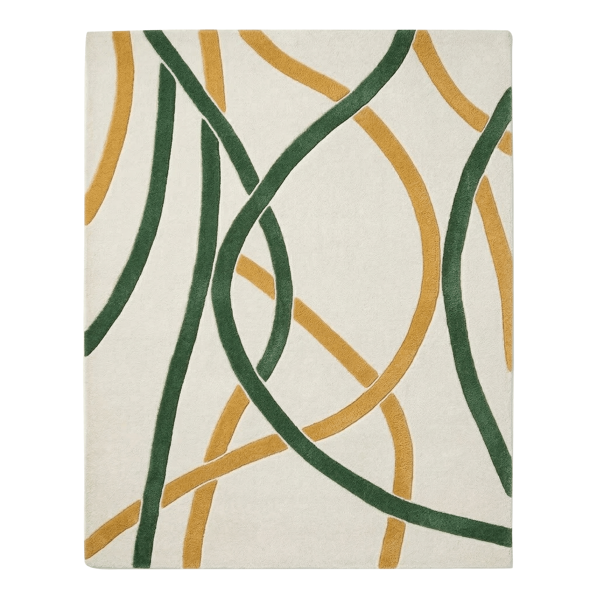 Fluid Lines Hand Tufted Rug