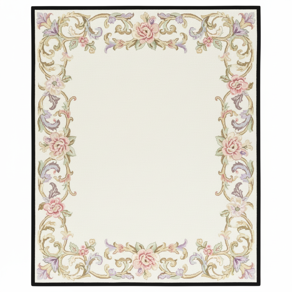 For Love of Roses Hand Tufted Wool Rug
