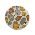 For the Love of Pumpkin Round Beaded Placemat - Set of 4