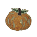 Orange Pumpkin Harvest Beaded Placemat - Set of 4