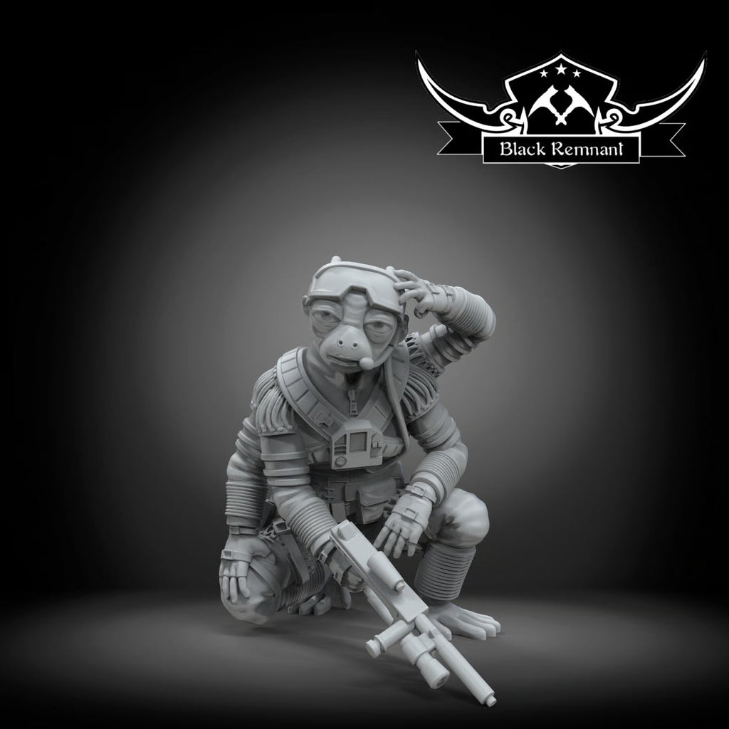 Four ams monkey pilot, Black Remnant