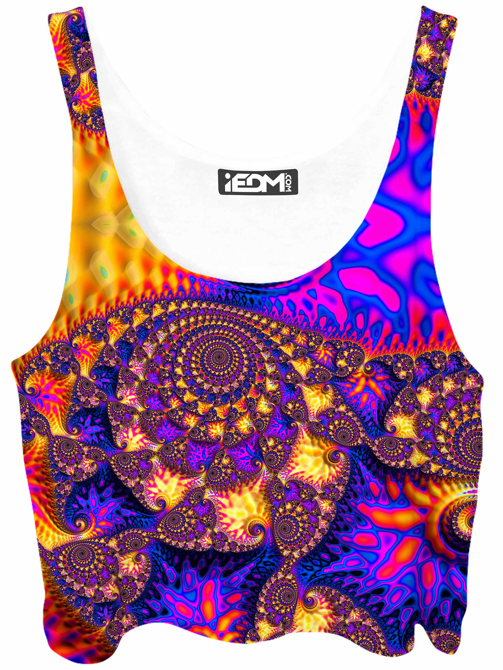 Fractal Forever Crop Top
