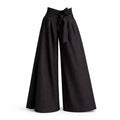 Freesia Black Linen Pants