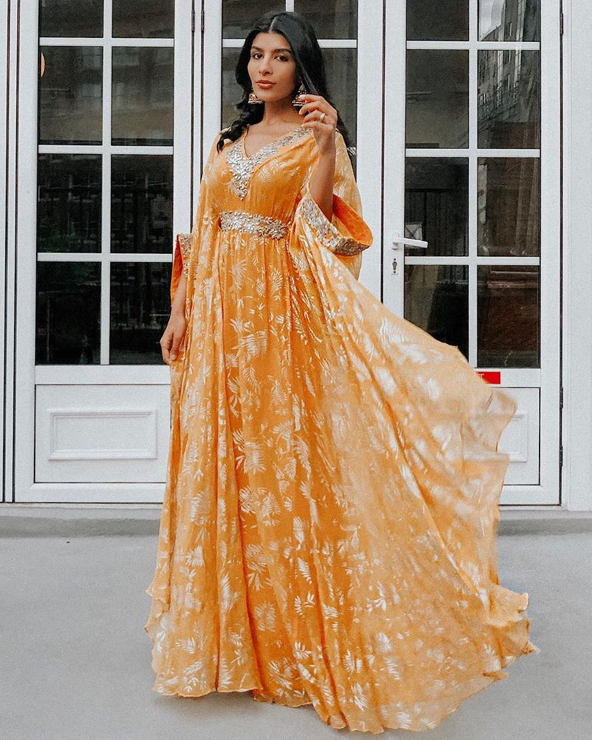 Maternity Salmah Kaftan By KYNAH, Luxury Indian Fashion & Bridal Wear