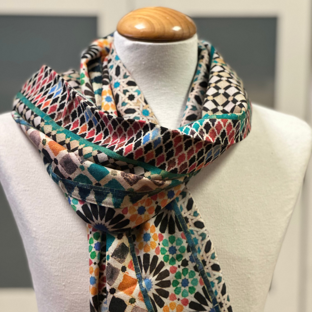 Silk and Wool Scarf Mehdya
