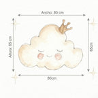 Vinilo Infantil Nube "Small" CLOUD 80x65cm