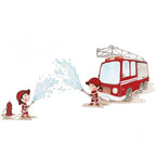 Vinilo Decorativo Infantil BOMBEROS