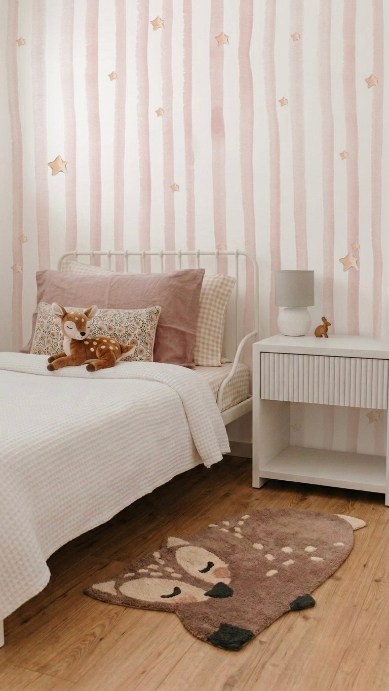 Children's Rug 70x110 cm DEER Washable Cotton