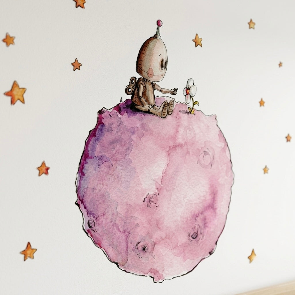 Vinilo Decorativo Infantil BOTTY EN EL PLANETA
