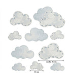 10-Pack Decorative Vinyls (Clouds) | Stork Dreams