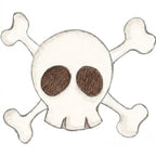 Vinilo Infantil "Small" SKULL 80x94cm