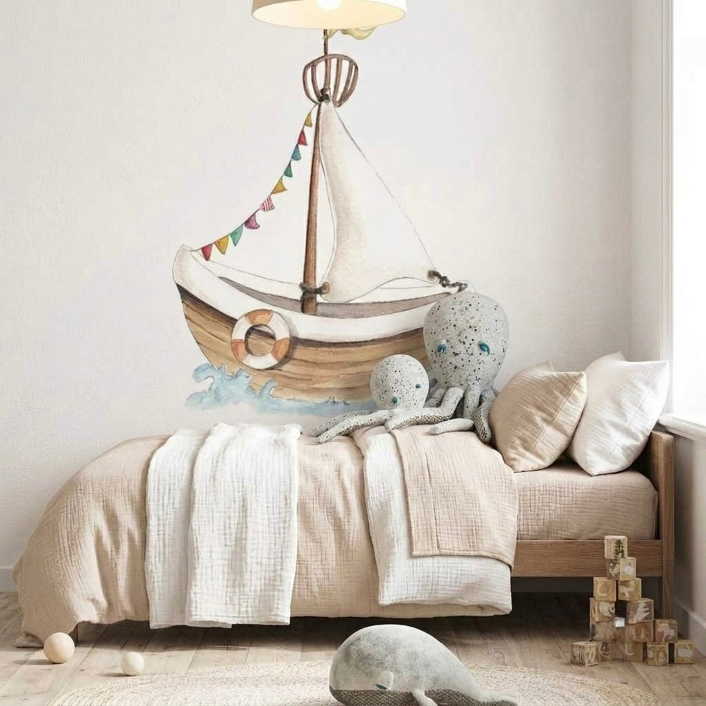 Vinilo Cabecero Barco LITTLE BOAT