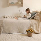 Trenza Protectora BLANCA para Cuna y Cama 200cm