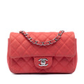 Mini Rectangular Classic Caviar Single Flap