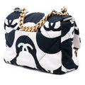 Medium Printed Silk 19 Flap