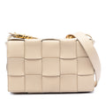 Grained Calfskin Intrecciato Cassette Crossbody