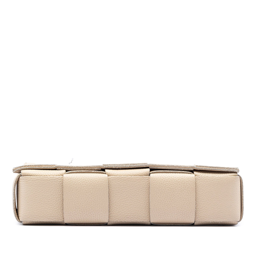 Grained Calfskin Intrecciato Cassette Crossbody