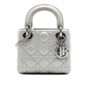 Mini Iridescent Lambskin Cannage Lady Dior